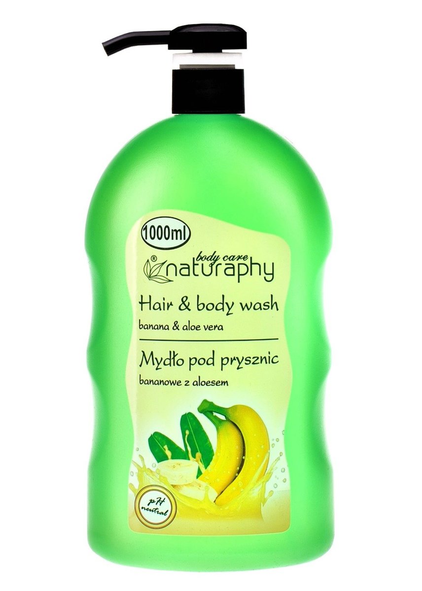 Naturaphy Sprchový gél 2v1 Banán a Aloe Vera 1000ml
