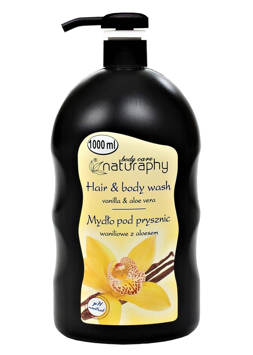 Naturaphy Sprchový gél 2v1 Vanilka a Aloe Vera 1000ml