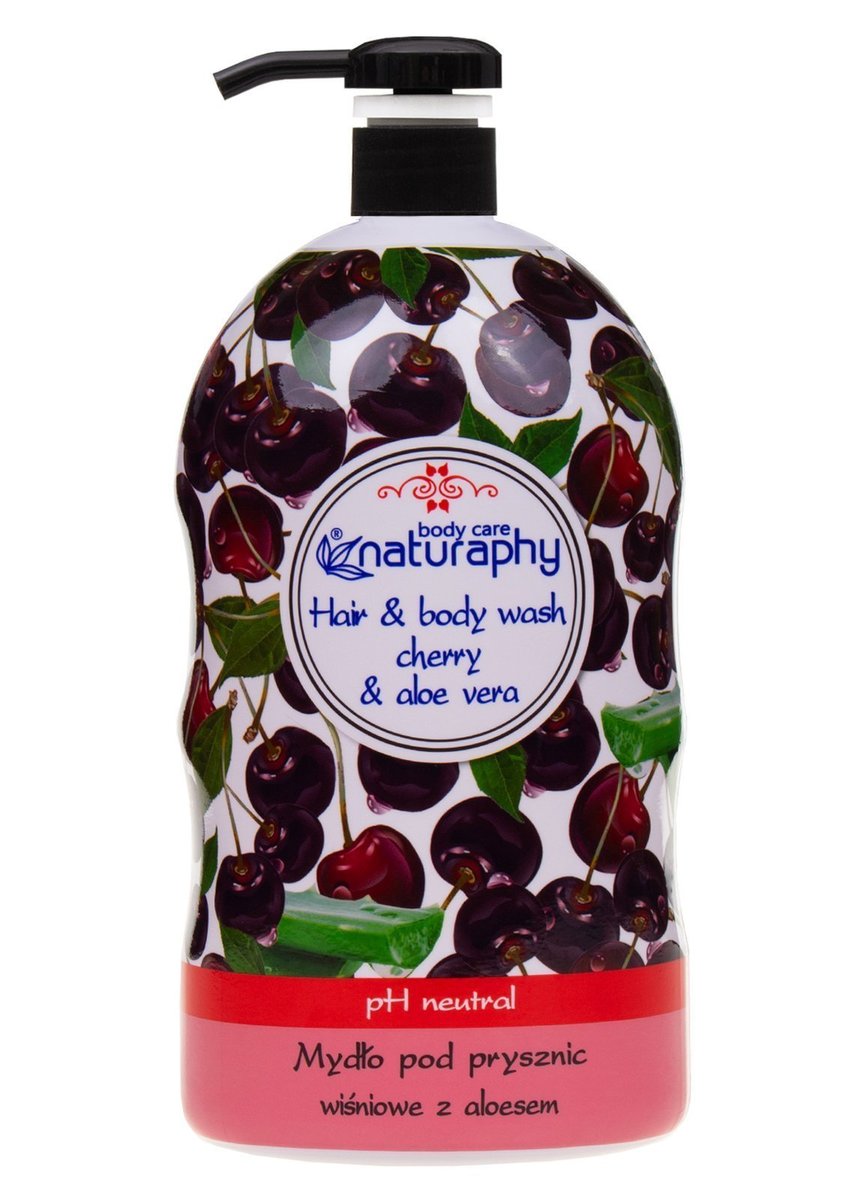 Naturaphy Sprchový gél 2v1 Višňa a Aloe vera 1000ml