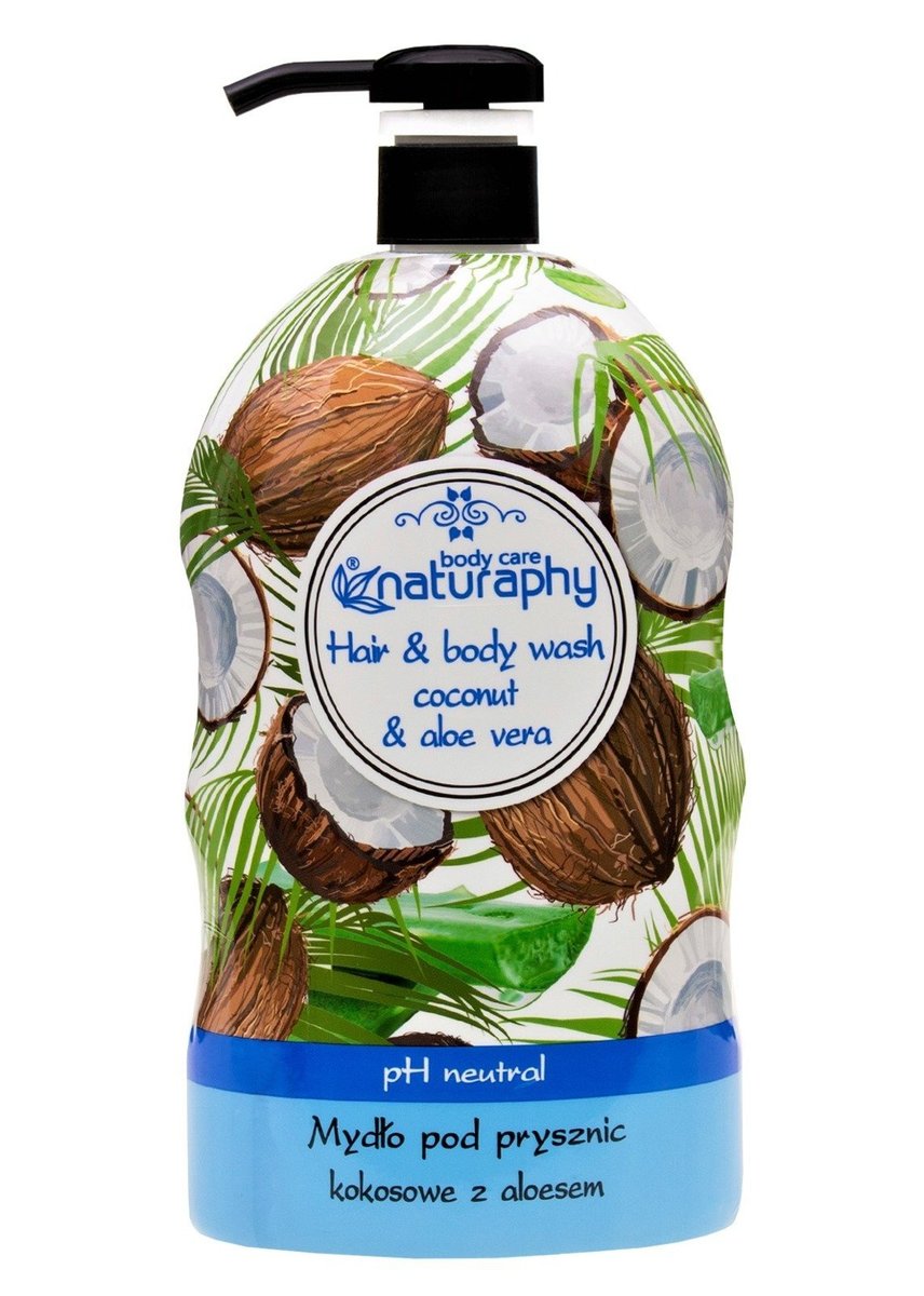 Naturaphy Sprchový gél 2v1 Kokos a Aloe Vera 1000ml
