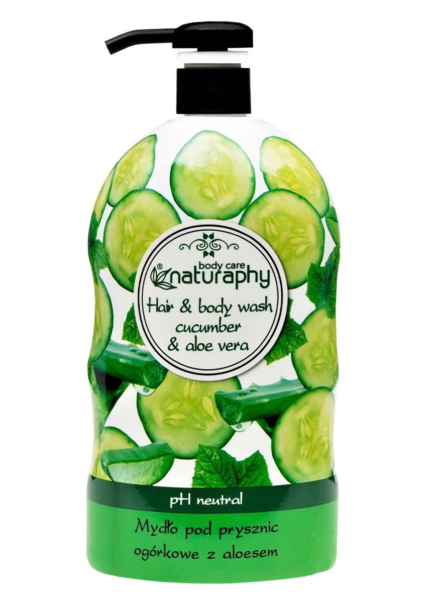 Naturaphy Sprchový gél 2v1 Uhorka a Aloe Vera 1000ml