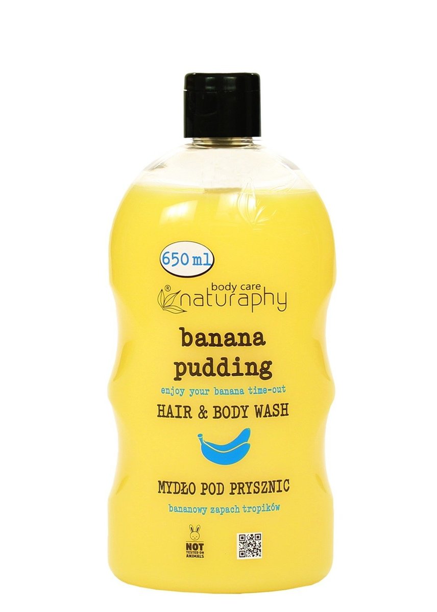 Naturaphy Sprchový gél 2v1 Banánový puding 650ml