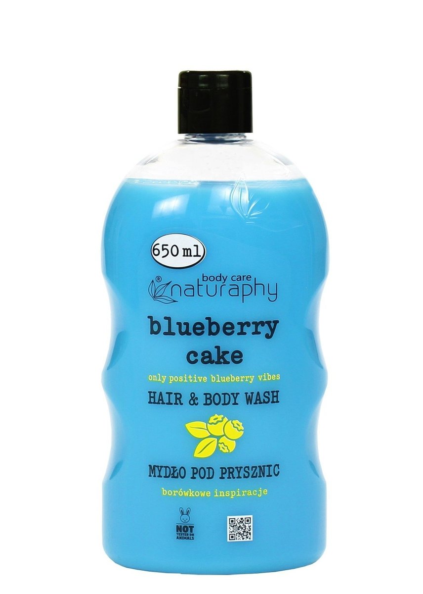 Naturaphy Sprchový gél 2v1 Čučoriedkový koláč 650ml