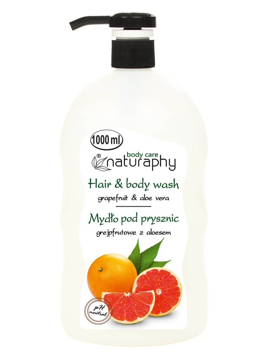 Naturaphy Sprchový gél 2v1 Grapefruit a Aloe vera 1000ml