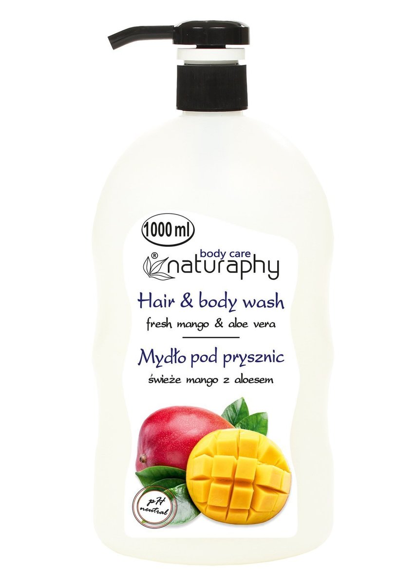 Naturaphy Sprchový gél 2v1 Svieže mango a Aloe vera 1000ml