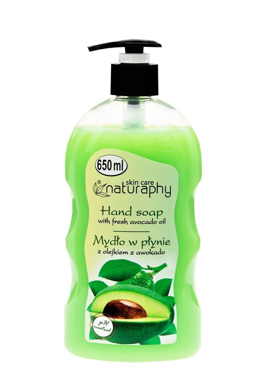 Naturaphy Tekuté mydlo s avokádovým olejom 650 ml
