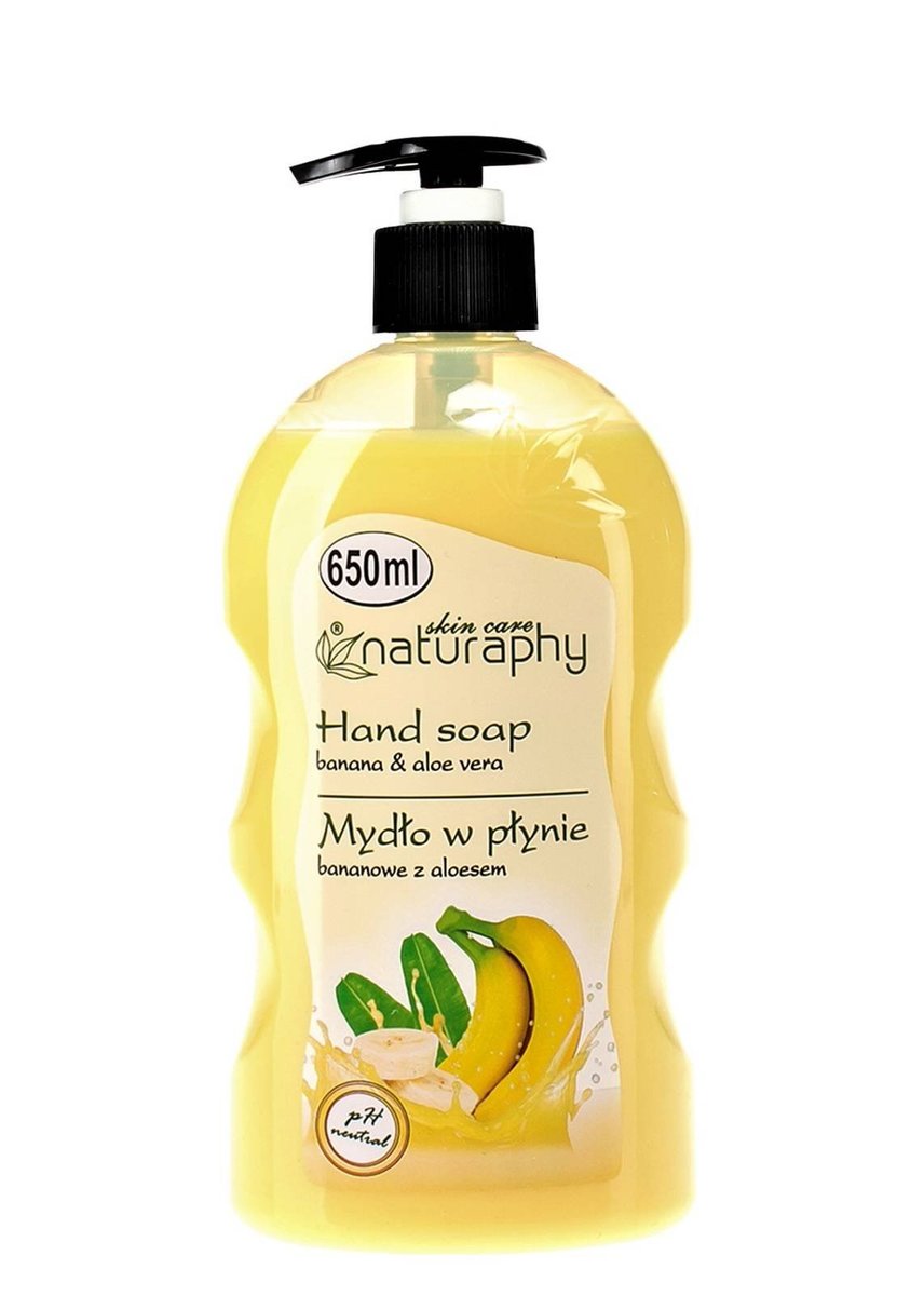 Naturaphy Tekuté mydlo Banán Aloe vera 650 ml