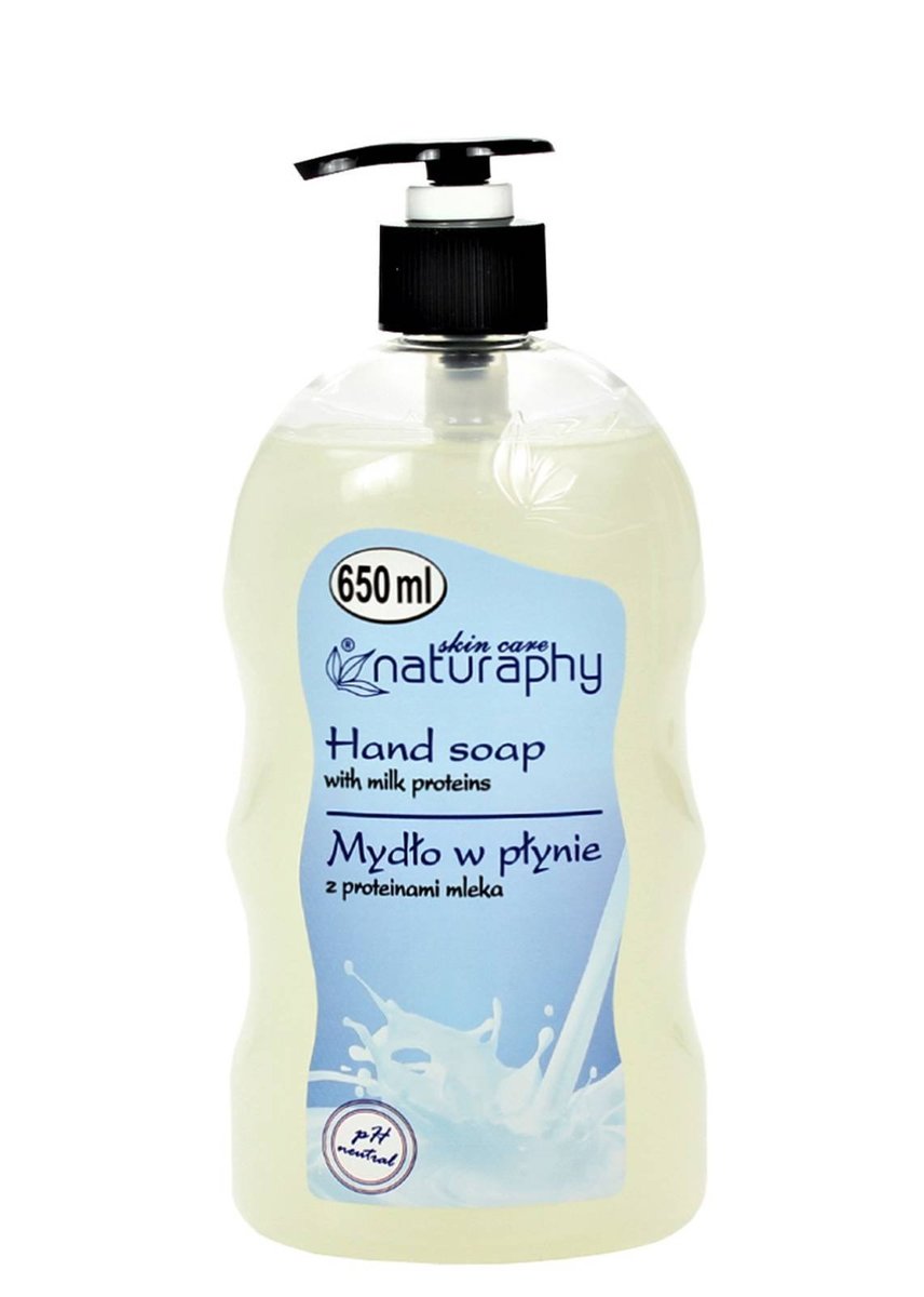 Naturaphy Tekuté mydlo s mliečnymi proteínmi 650 ml