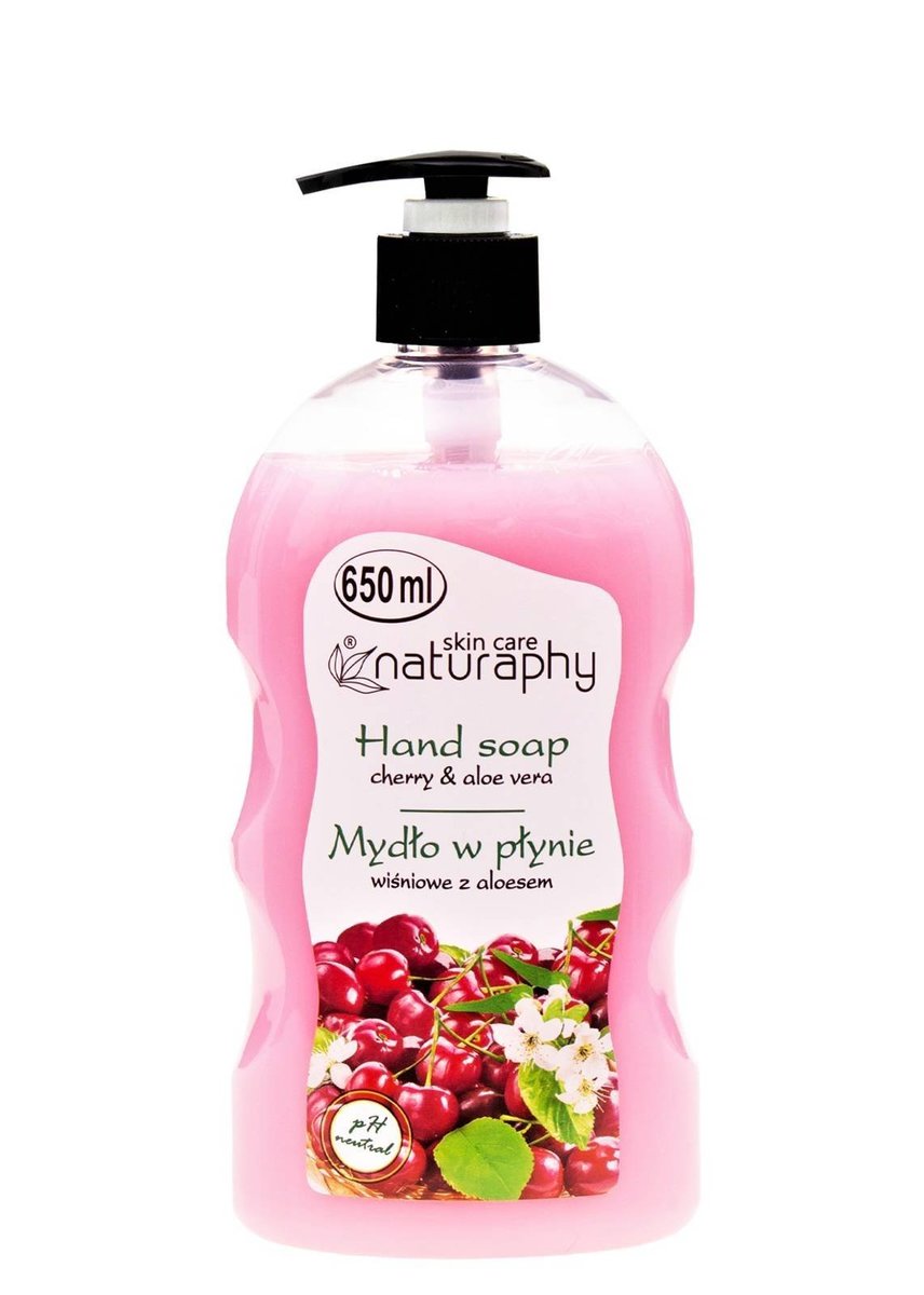 Naturaphy Tekuté mydlo Višňa Aloe vera 650 ml