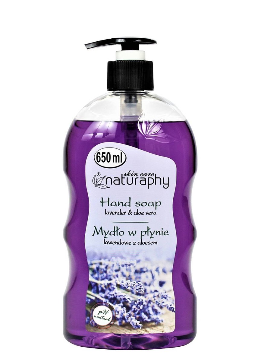 Naturaphy Tekuté mydlo Levanduľa Aloe vera 650 ml