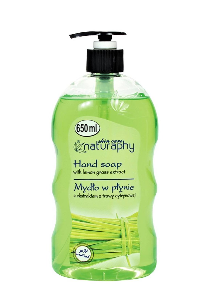 Naturaphy Tekuté mydlo Citrónová tráva 650 ml