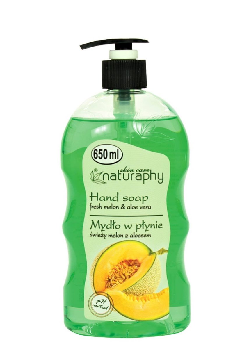 Naturaphy Tekuté mydlo Melón Aloe vera 650ml