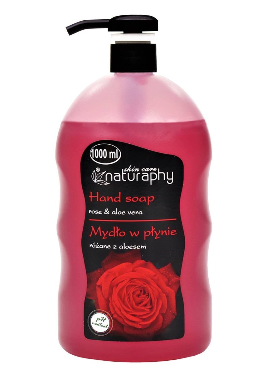 Naturaphy Tekuté mydlo Ruža Aloe vera 1000 ml