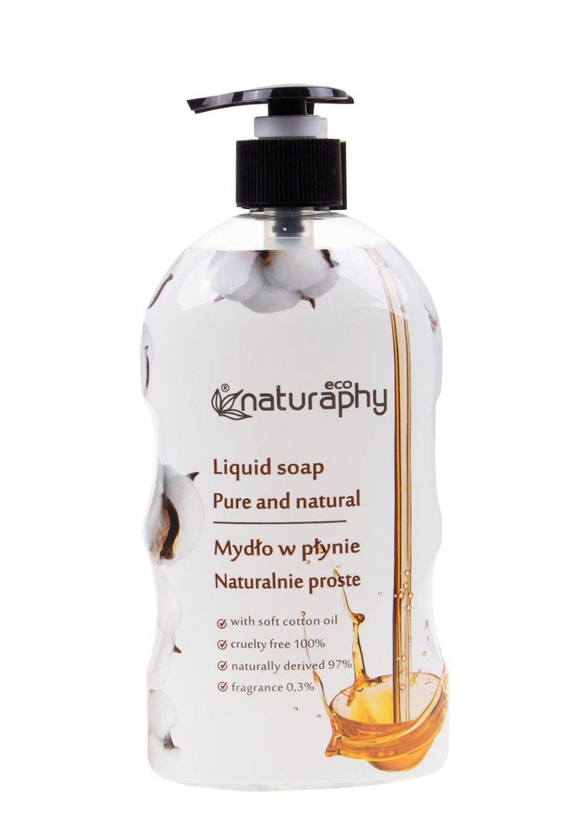Naturaphy Eco Tekuté mydlo s bavlneným olejom 650 ml