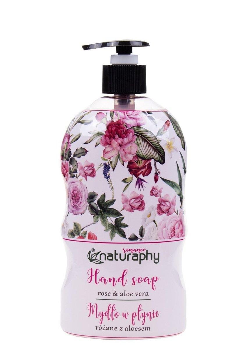 Naturaphy Romance Tekuté mydlo Ruža Aloe vera 650 ml