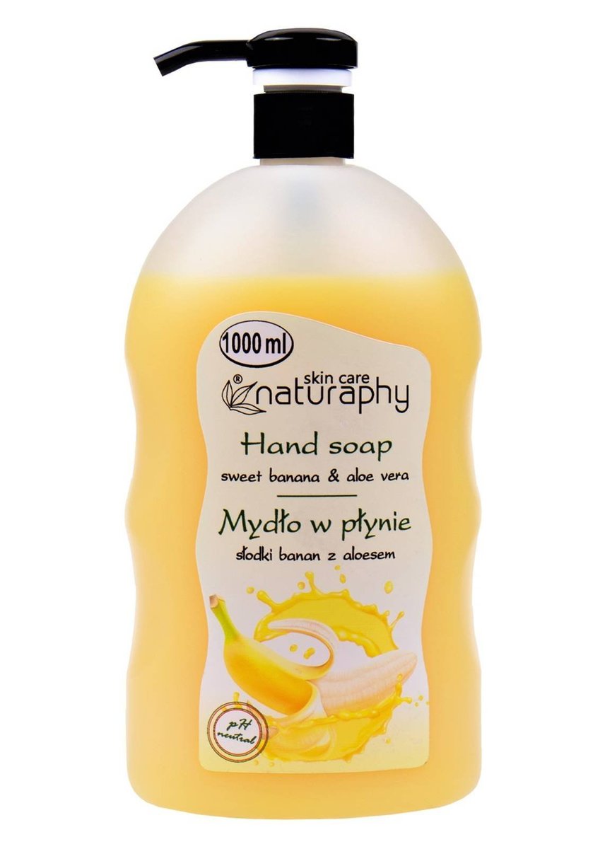 Naturaphy Tekuté mydlo Banán 1000 ml