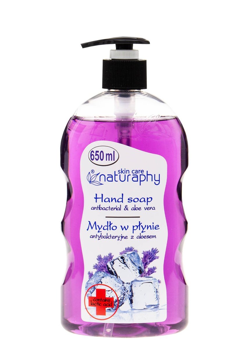 Naturaphy Antibakteriálne tekuté mydlo Levanduľa Aloe vera 650 ml