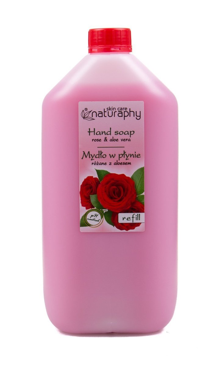 Naturaphy Tekuté mydlo Ruža Aloe vera 5 l