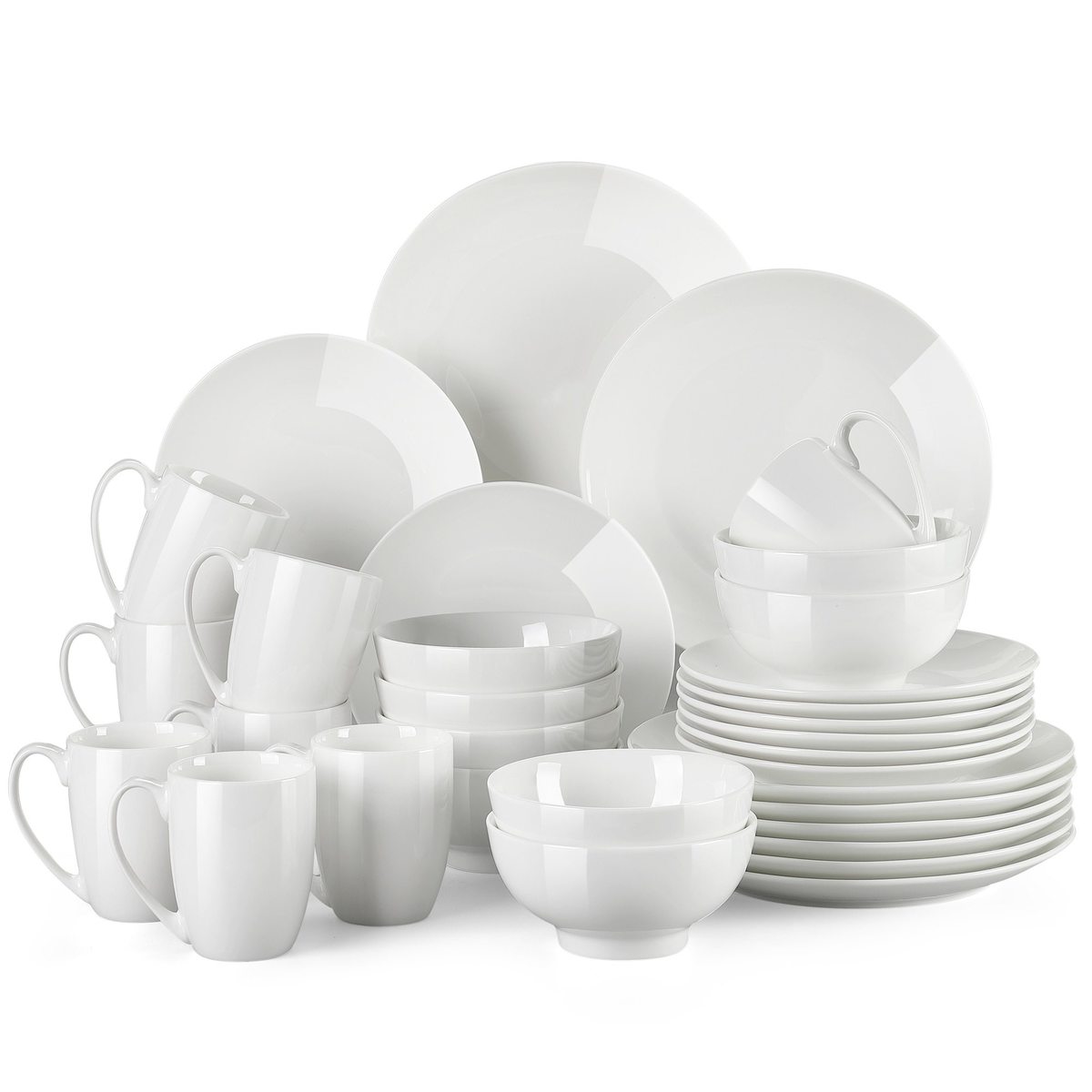 DS White 32-dielna porcelánová jedálenská sada