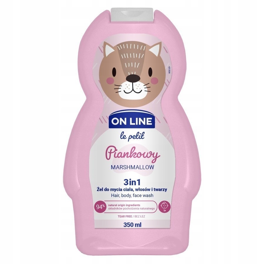 On Line Le Petit detský sprchový gél 3v1 Marshmallow 350 ml