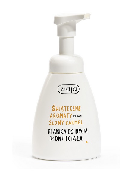 Ziaja Slaný karamel Pena na čistenie tela a rúk 250 ml
