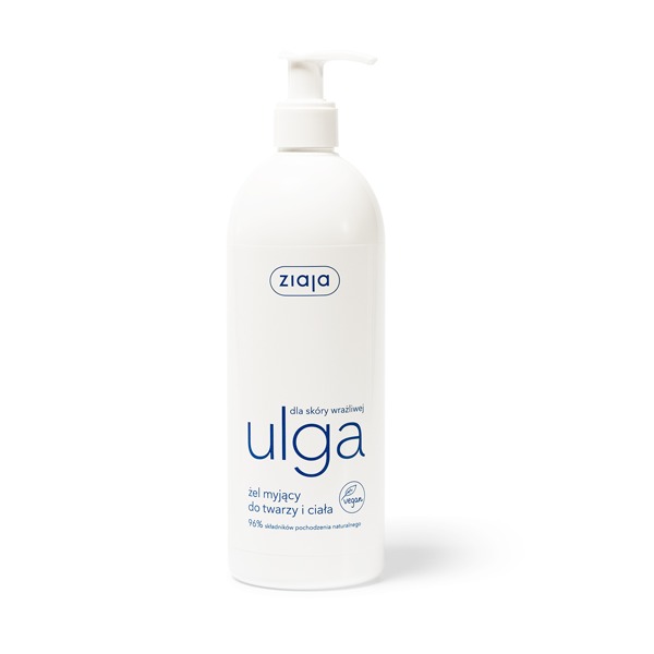 Ziaja Ulga Krémový sprchový gél na telo i tvár pre citlivú pokožku 400 ml