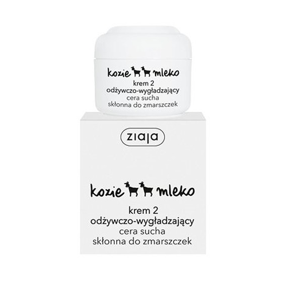 Ziaja Kozie mlieko Krém 2 vyživujúco-vyhladzujúci na suchú pleť so sklonom k tvorbe vrások 50ml