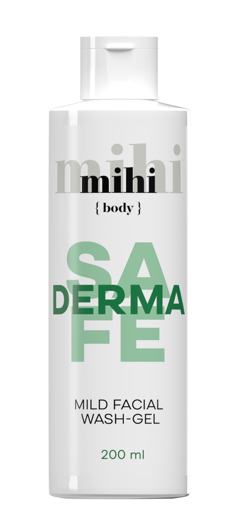 Mihi Derma Safe Jemný gél na čistenie pleti 200 ml