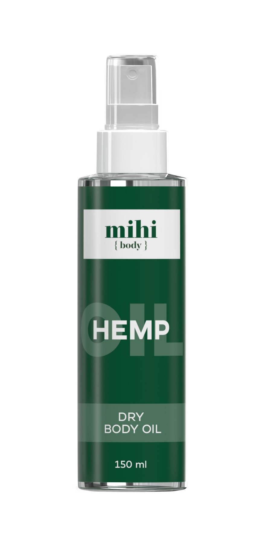 Mihi Hemp Oil Konopný suchý telový olej 150 ml