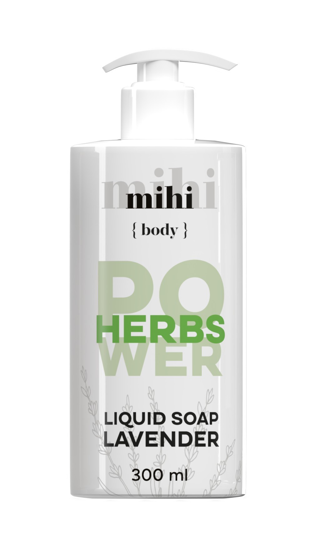 Mihi Herbs Power tekuté mydlo Levanduľa 300 ml