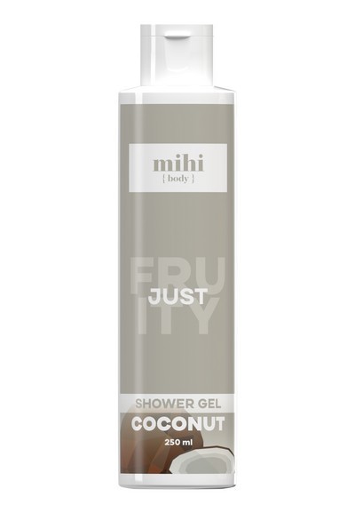Mihi Just Fruity Sprchový gél Kokos 250 ml