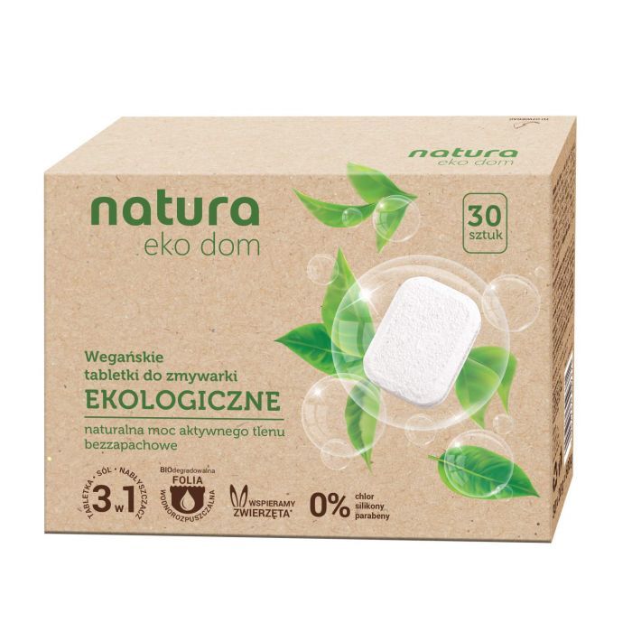 Natura Eko Dom Ekologické tablety do umývačky riadu 30 ks