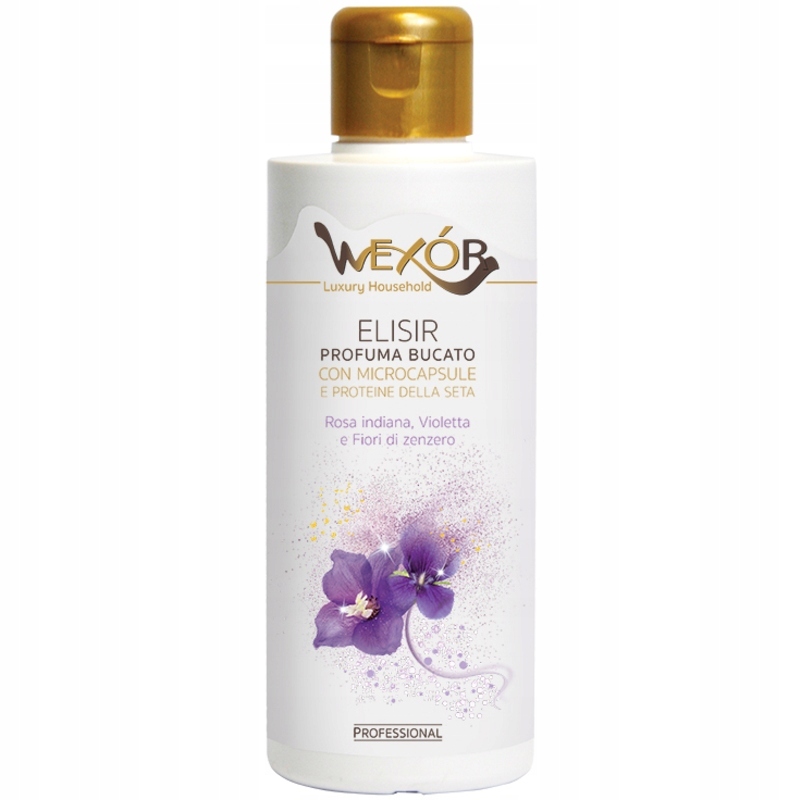 Wexor Elixir Parfum na pranie Rosa indiana, Violetta e Fiori di zenzero 200 ml