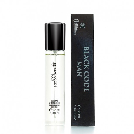 Global Cosmetics 114 BLACK CODE MAN parfumovaná voda pánska 33 ml
