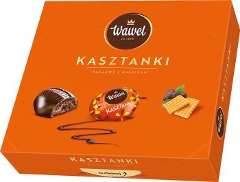 Wawel Kasztanki čokoládky s kakaovou náplňou a oblátkami 330g