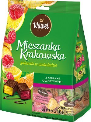 Wawel Mieszanka Krakowska želé v čokoláde 245g