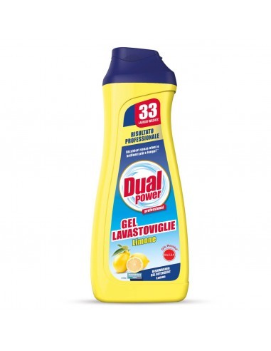 Dual Power Gél do umývačky riadu Citrón 660 ml