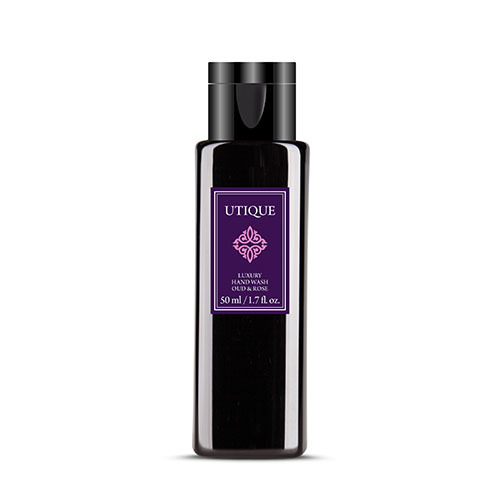 UTIQUE Luxusné tekuté mydlo Oud & Ruža 50 ml