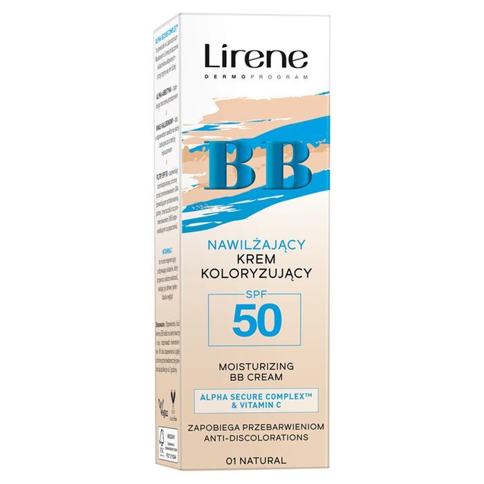 Lirene Hydratačný tónovací BB krém SPF 50 01 Natural 30 ml