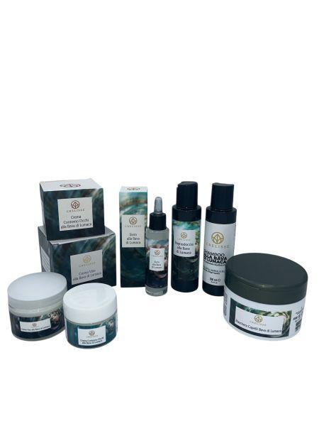Crelisse Slimačí sliz telový krém 250 ml + pleťový krém 50 ml + očný krém 30 ml + sérum 30 ml + maska na vlasy 150 ml + šampón 100 ml + sprchový gél 100 ml