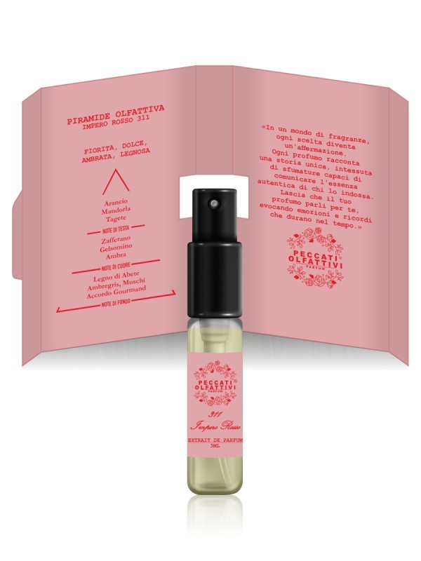 Peccati Olfattivi Impero Rosso 311 extrait de parfum unisex 3 ml vzorka