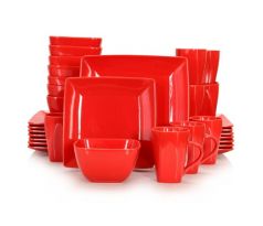 SOHO Red 32 dielna porcelánová jedálenská sada