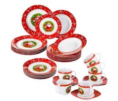 SANTA CLAUS 30-dielna jedálenská súprava