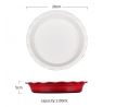 Zapekacia misa z porcelánu červená 1,1 l