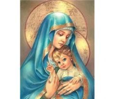 Diamantové maľovanie Mária s Ježiškom 3