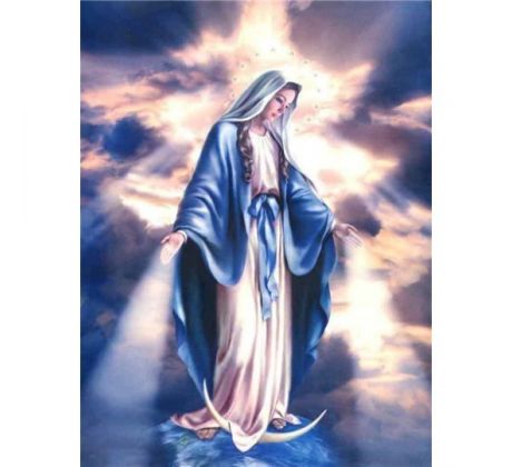 Diamantové maľovanie Panna Mária 1
