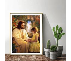 Diamantové maľovanie Ježiš a dieťa