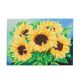 Diamantové maľovanie s rámom Slnečnice 25x35cm