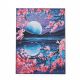 Diamantové maľovanie s rámom Mesiac a sakura 25x35cm