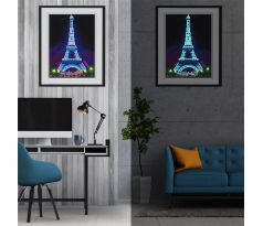 Diamantové maľovanie Eiffelova veža 30x40cm